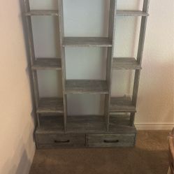 Grey Bookcase