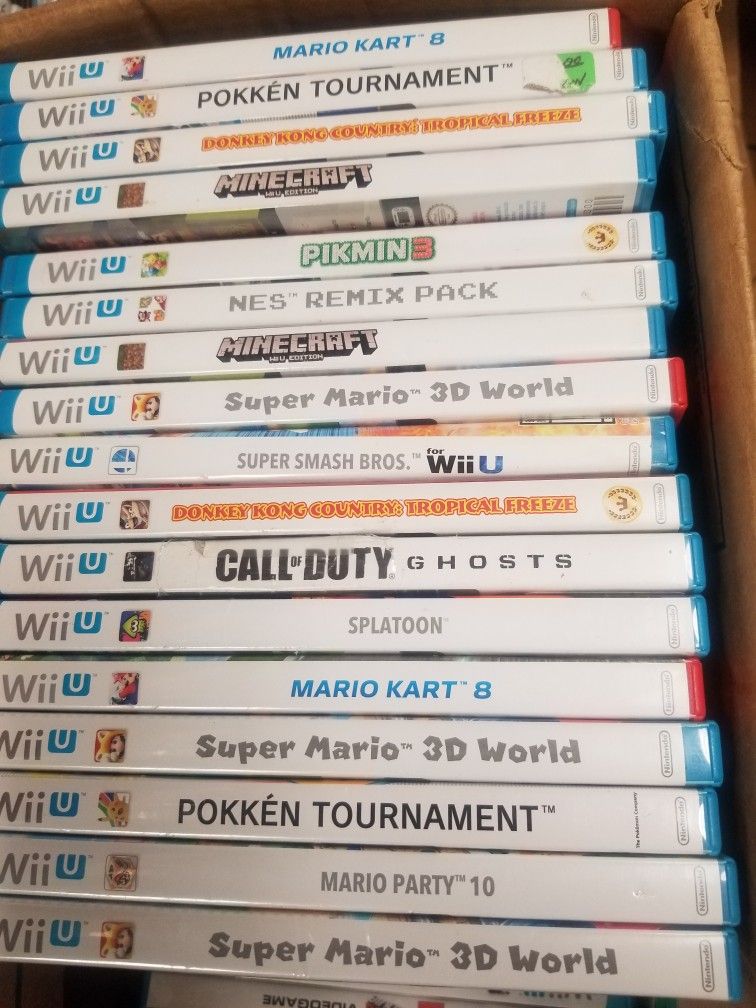 Nintendo wii U Games All Different Prices