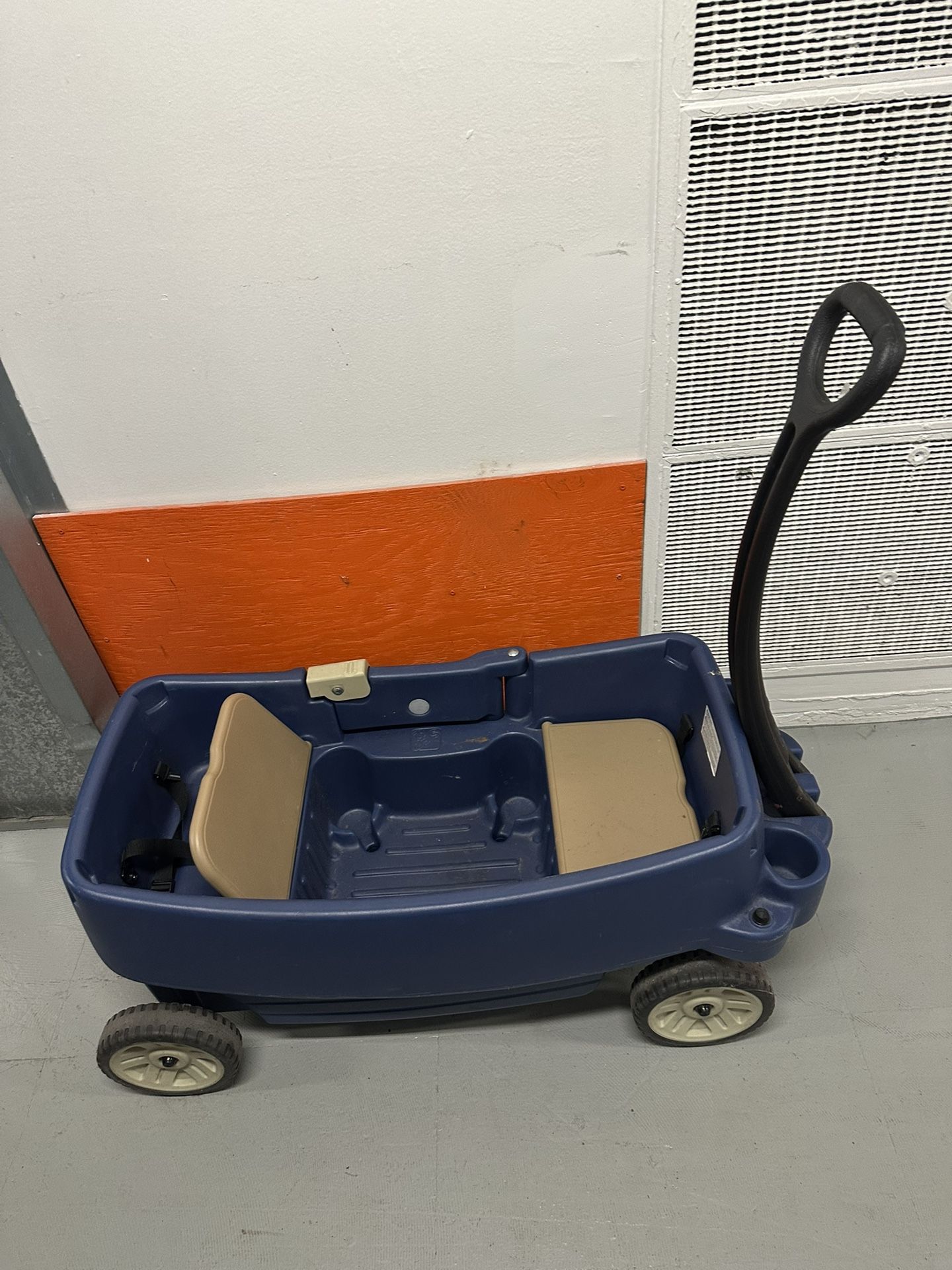 Step2 Wagon for Two Plus, Kids Ride On Toy, Stroller Substitute, Includes Seat Belts, Made of Durabl