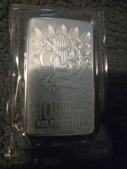 10 oz silver bar