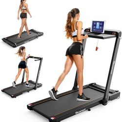 Treadmill with Incline, 3 in 1 Under Desk Treadmill Walking Pad with Removable Desk Workstation 3.5HBrand new come with box

Treadmill with Incline, 3