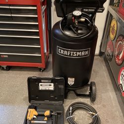 Air Compressor Craftsman 5 HP, 30 Gallon Plus Extras