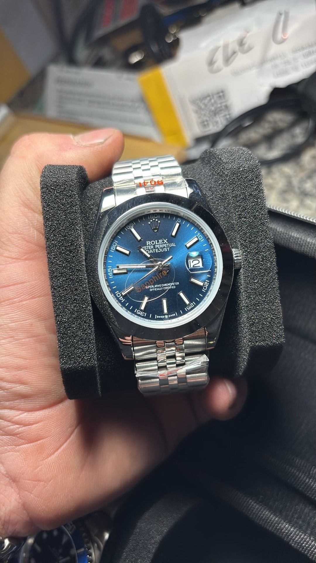 Date just luxury watch