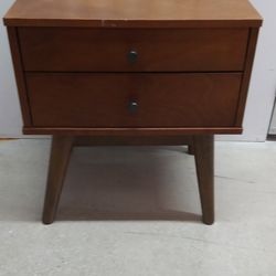 Vintage Style Wood Night Stand Side Table