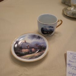 Thomas Kinkade Cup & Saucer