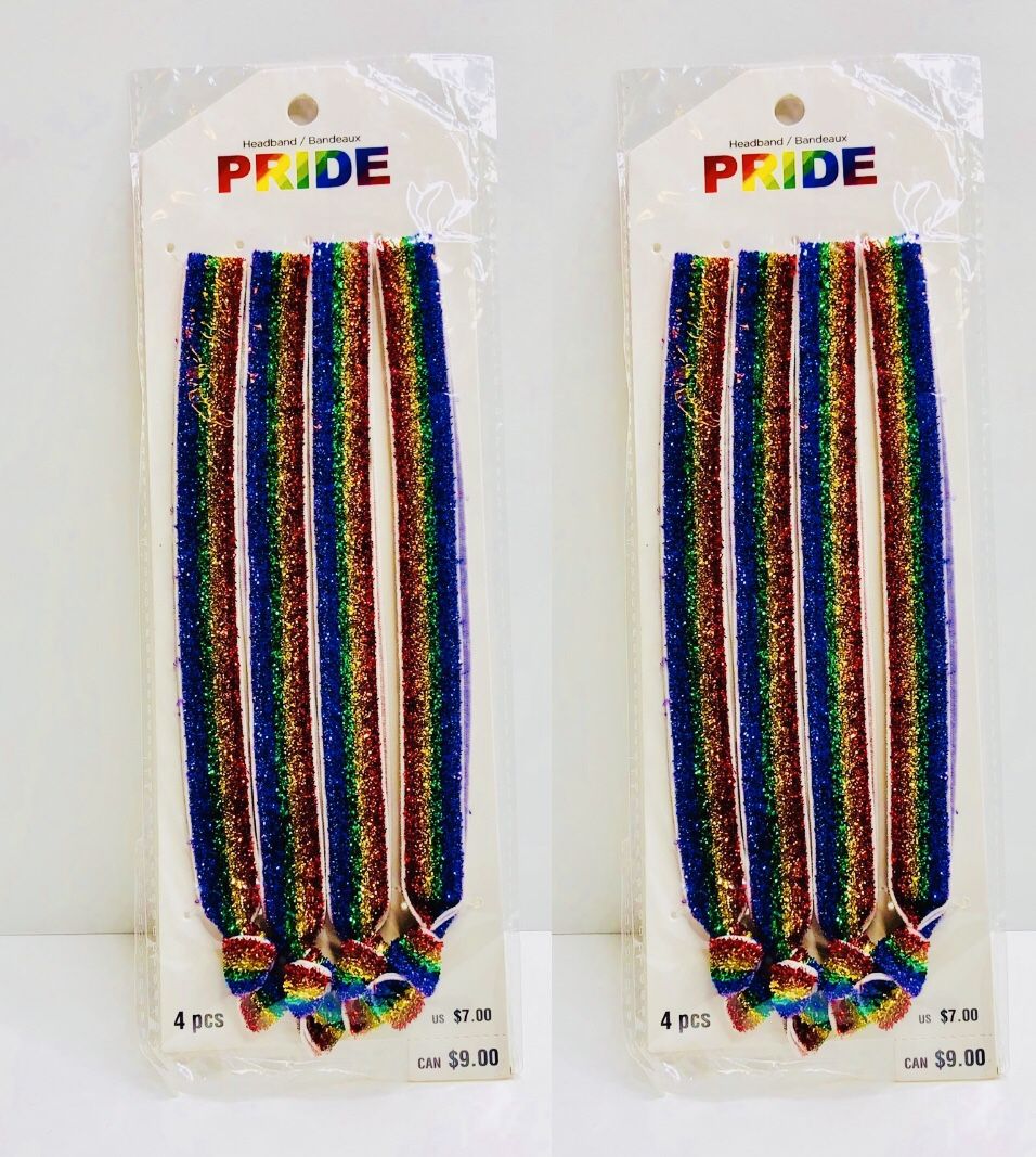 Rainbow Glitter Gay Pride Headband(NEW-2 for $10)  🏳️‍🌈