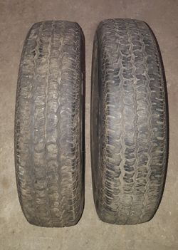 PAIR GENERAL 165/80/13 TIRES