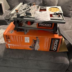 Ridgid 6.5-Amp 7 in. Blade Corded Table Top Wet Tile Saw
