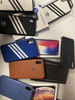 iPhone Xs max cases 7 with some iPhone boxes no phones