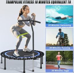 Newan 40"-48" Silent Mini Trampoline Fitness Trampoline. K172