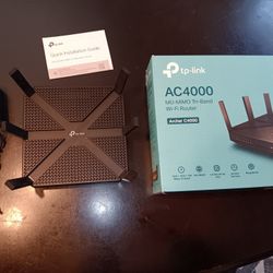 Like New TP-LINK AC4000 WiFi Router 