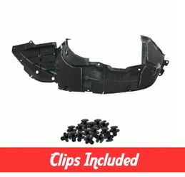 Front Passenger Side Fender Liner w/ Clips For 2019-2021 Altima