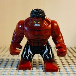 Red Hulk Big Figure Marvel LEGO Compatible