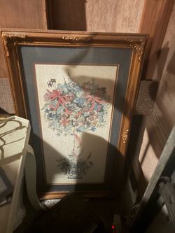 Vintage framed artwork