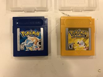 Pokémon Blue And Yellow Gameboy $50 EACH AUTHENTIC SAVES