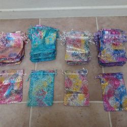 Qty 80 Decorative Pouches