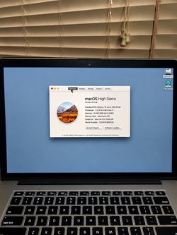 MacBook Pro 15” Retina i7 • 16GB • 256GB SSD • NEW BATTERY