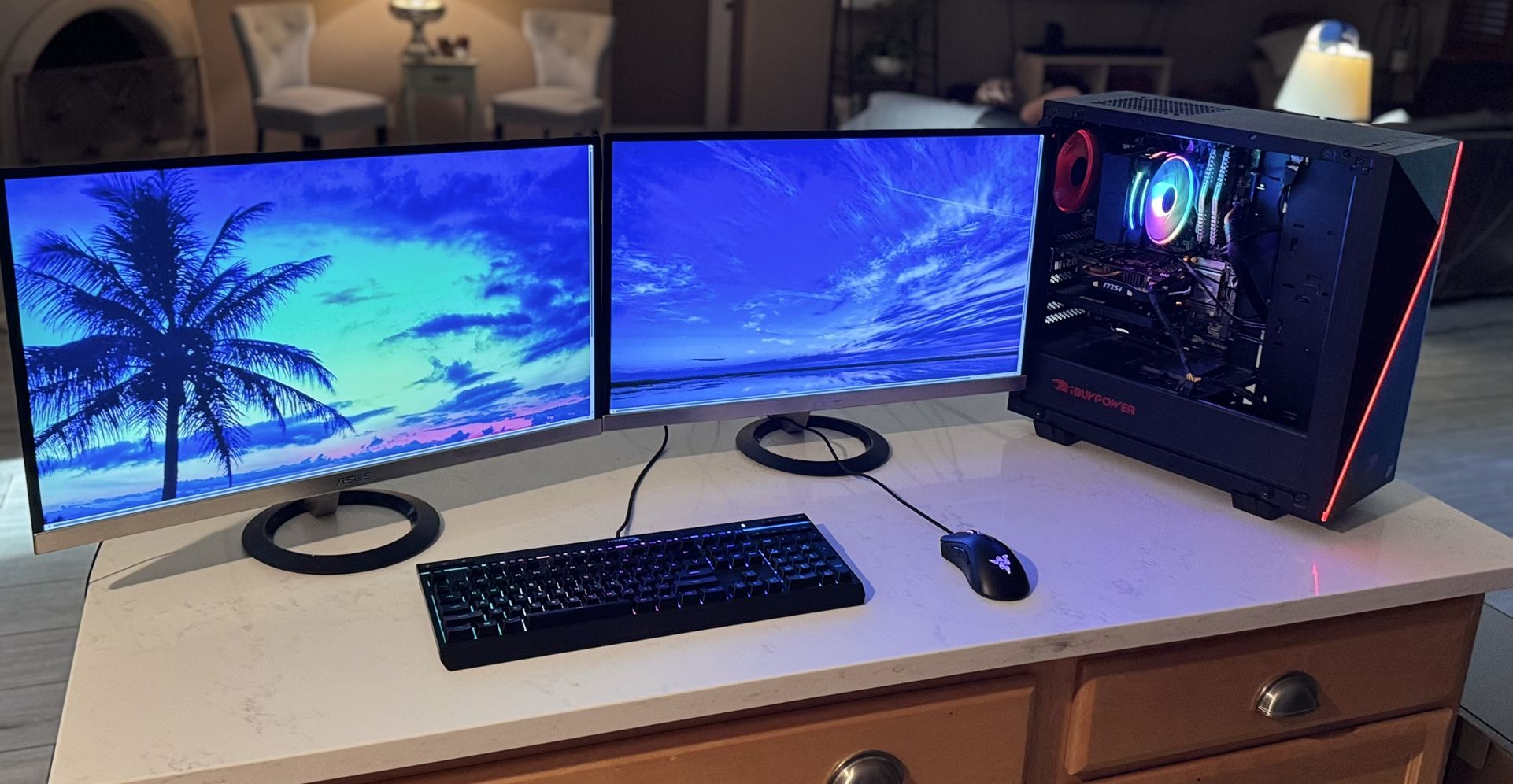 Desktop gaming computer