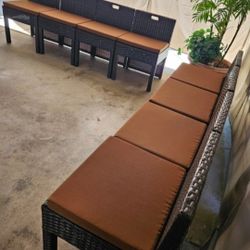 Patio Dining Set 9pc/Outdoor Dining Set/Outdoor Furniture/Cash Only 