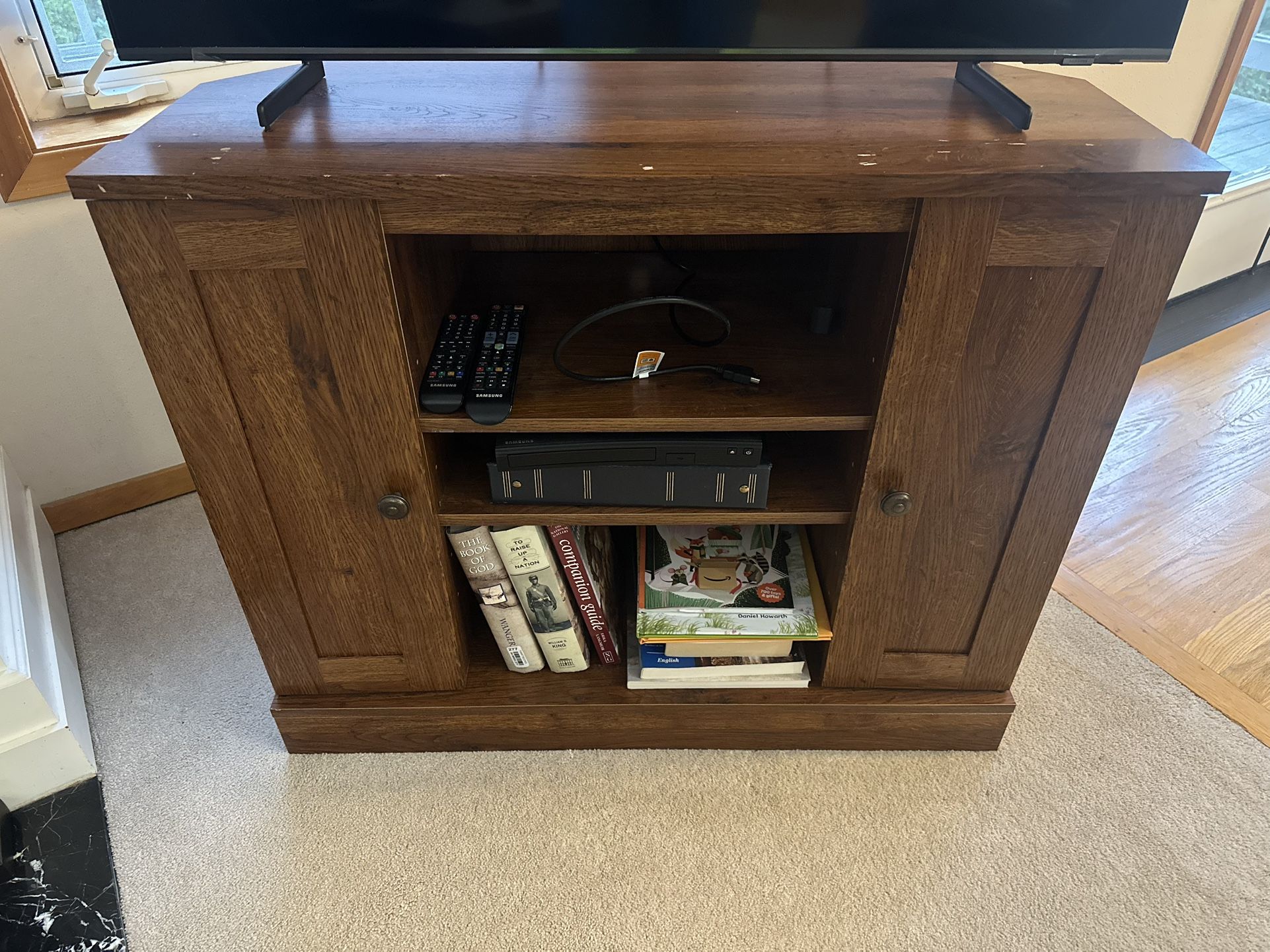 TV Stand Shelving Unit