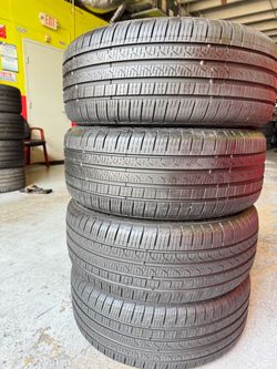 Set Of Four 225/40/18 Pirelli Cinturato P7 Runflats with 90% Left Excellent Set
