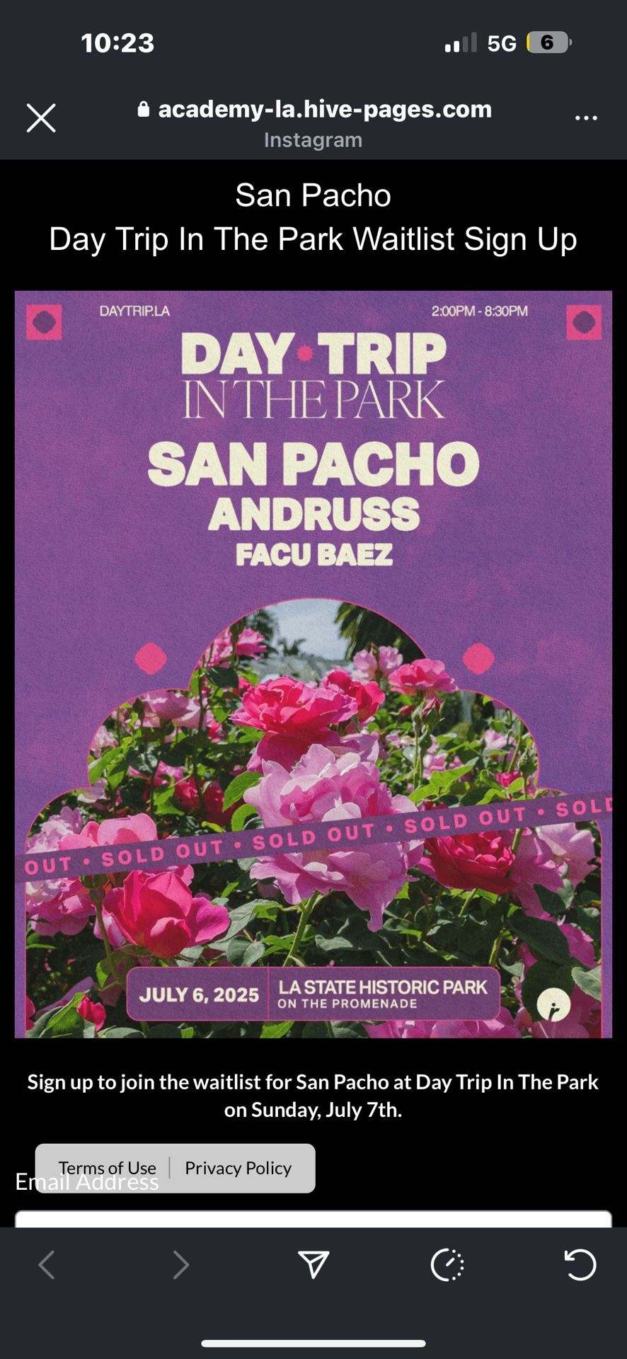 Day Trip San Pacho 7/6