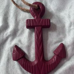 Red Hanging Beach Anchor