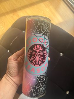 Spooky season Starbucks tumbler $10