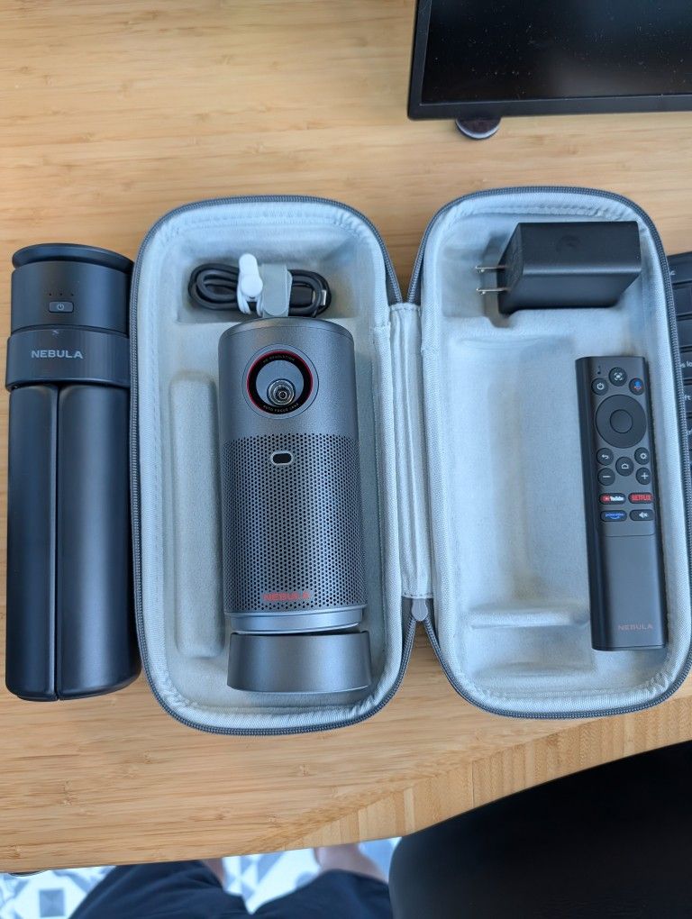 Anker Nebula Capsule Air Portable Projector & Extras