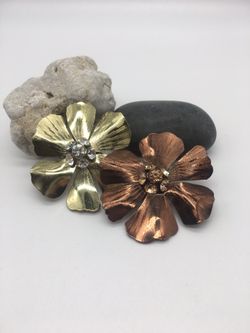 Pair of Statement Rings - Adjustable Band
