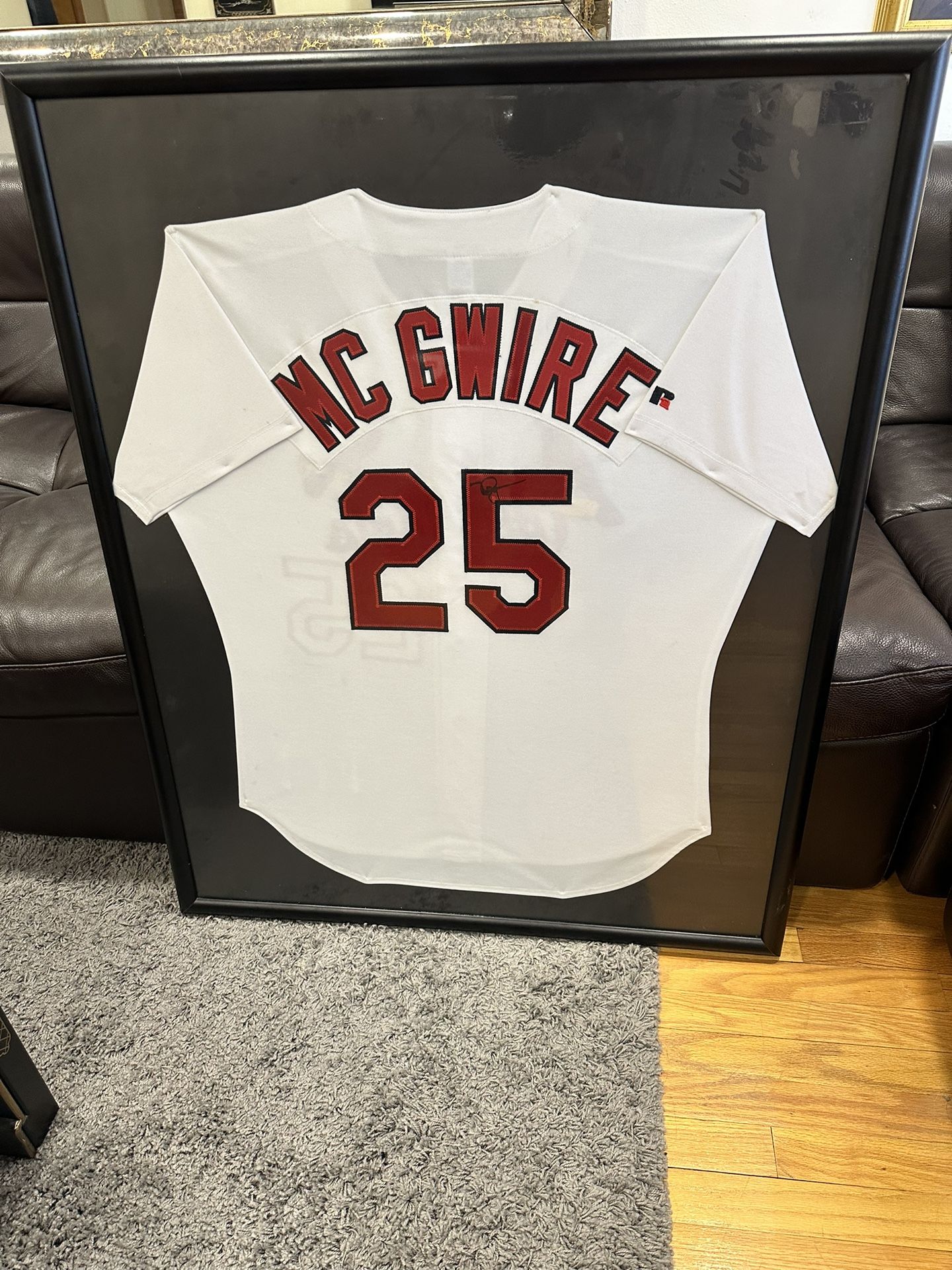 Mark McGwire Louis Cardinals Signed Autographed White #25