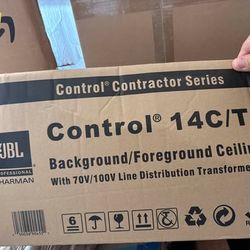 JBL Control 14C/T Ceiling Speakers - White - New