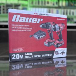Bauer Drill & Impact Driver Kit (Take It Home In Payments/ llévalo a casa en pagos 