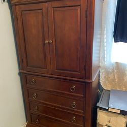 Walnut 72 Inch 4 Drawer Chest 