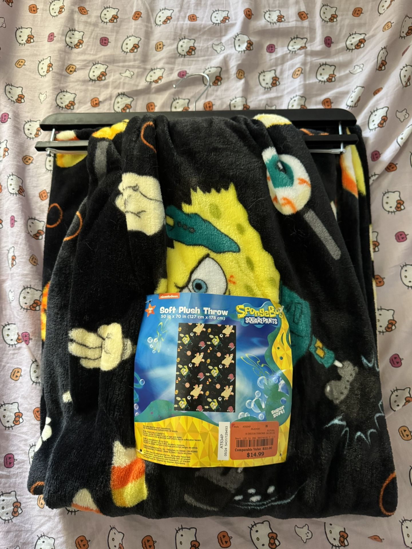 SpongeBob Halloween Blanket