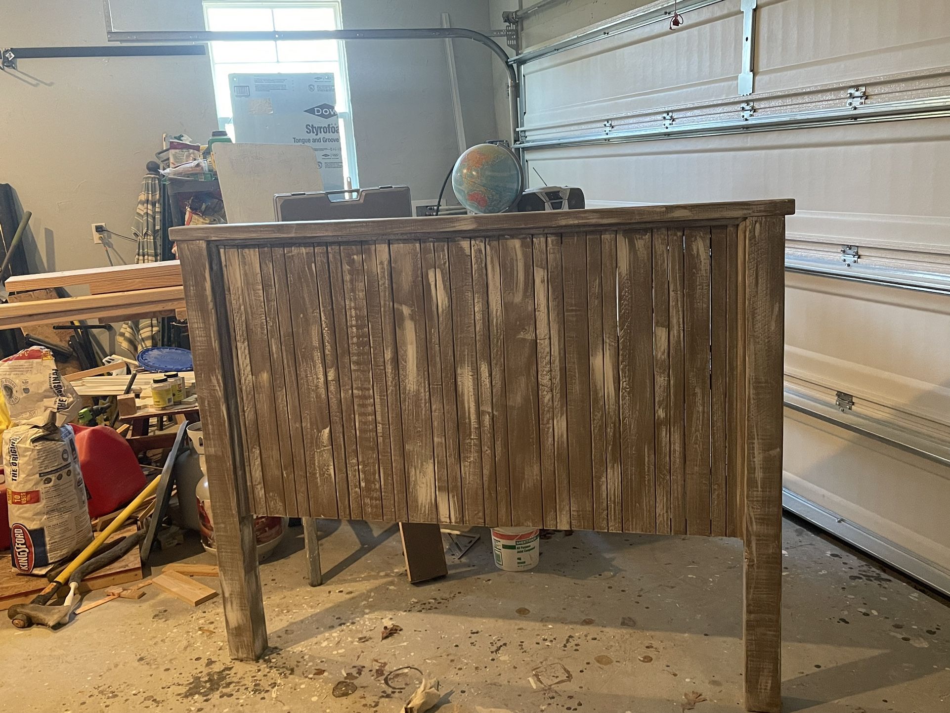 Queen-sized Solid Wood Headboard 