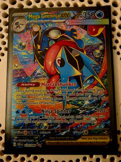 Mega Greninja ex Pokémon Card 116/086 Full Art