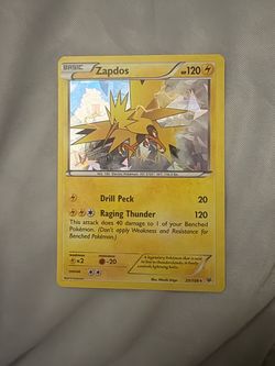 Zapdos Pokémon Card 23/108