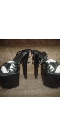 Women's Pleaser 6 3/4" Platform High Heel Dancer Club Shoes - Sz. 7 - Brand New