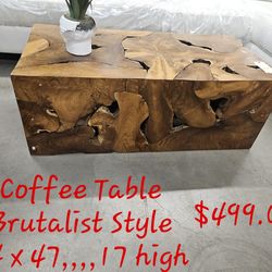 Coffee Table Brutalist We are located at 2811 East Bell road. Another Time Around Furniture.