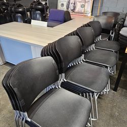 Qty. 50 Black Stackable Office Chairs 
**Each**