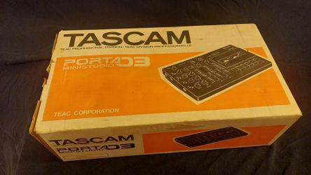 TASCAM Porta 03 Ministudio 4-Track Cassette Recorder – Tested & Working – Original Box – $250 OBO