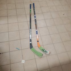 Hockey Stick And Back Up