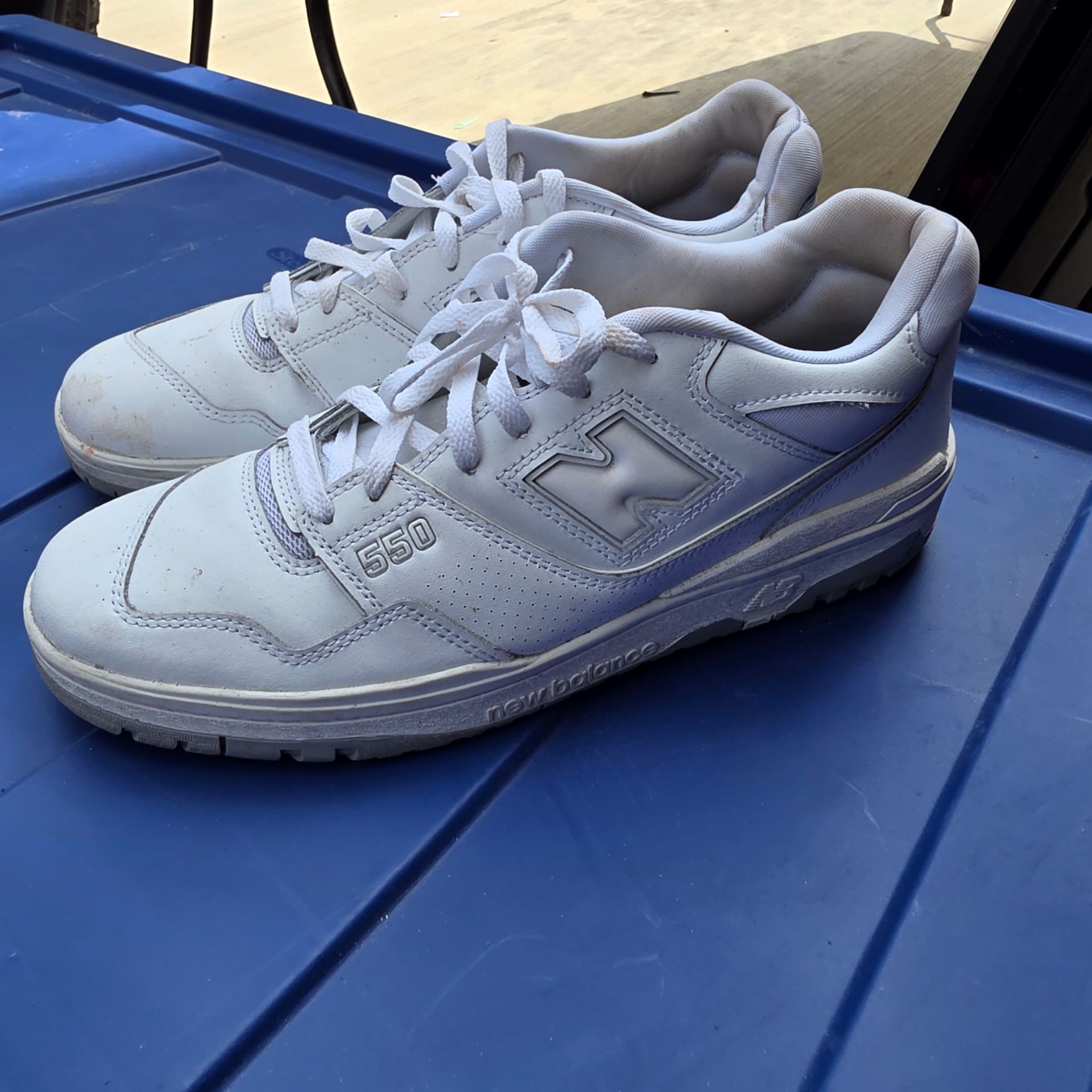 New balance 550 white shoes