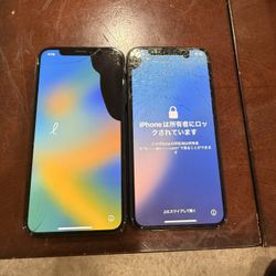 iPhone X And iPhone XS For Parts Only Broken LCD iCloud Lock Good Housing Battery And Other Parts Can Be Use For Repair Your Existing Phone 