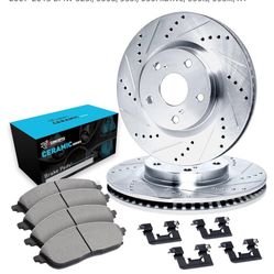Front Rotors And Brake Pads For BMW 325i 