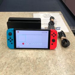 Nintendo Switch OLED HEG-001 With Dock / Power Supply HDMI Cable 