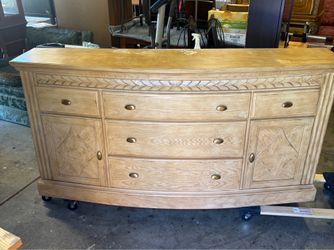 Solid wood dresser