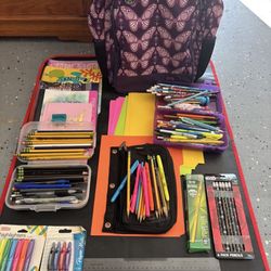 Back Pack  with School Supplies 