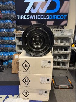 (Set-4) Nomad Field Satin Black 17x8.5 5x5/5x127 0mm Wheels Rims 17 Inch